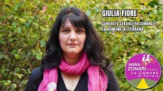 Giulia Fiore - Candidata nella lista La Comune di Ferrara
